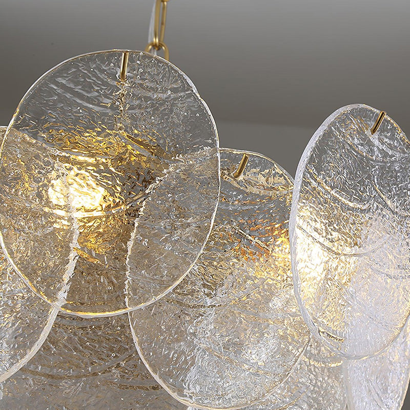 Glass Disc Chandelier 6