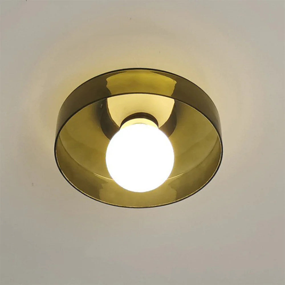 Glass Flush Mount Ceiling Light 1