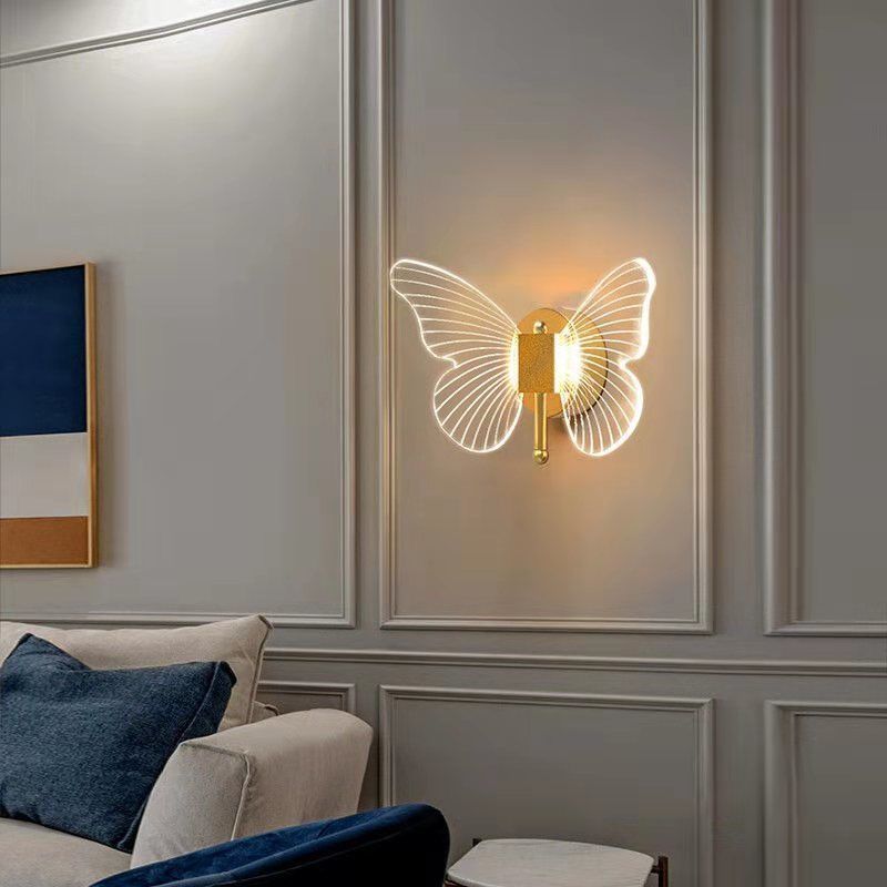 Gold Butterfly Wall Lamp G