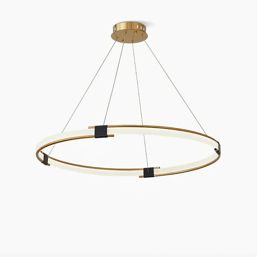 Gold Ring Chandelier 3