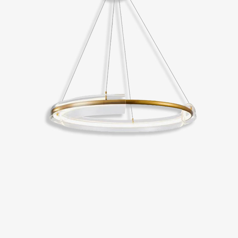 Gold Ring Pendant Light 00