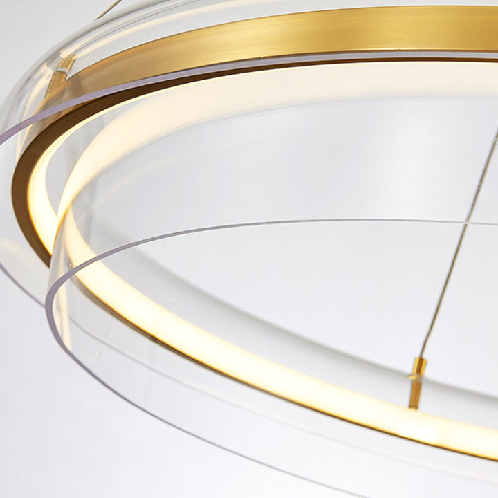 Gold Ring Pendant Light 10