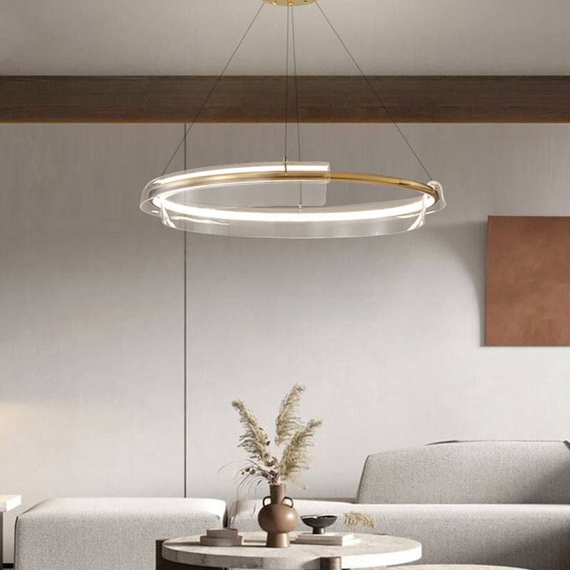 Gold Ring Pendant Light 4