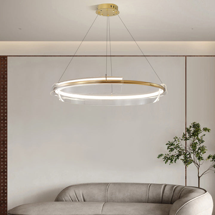 Gold Ring Pendant Light 5