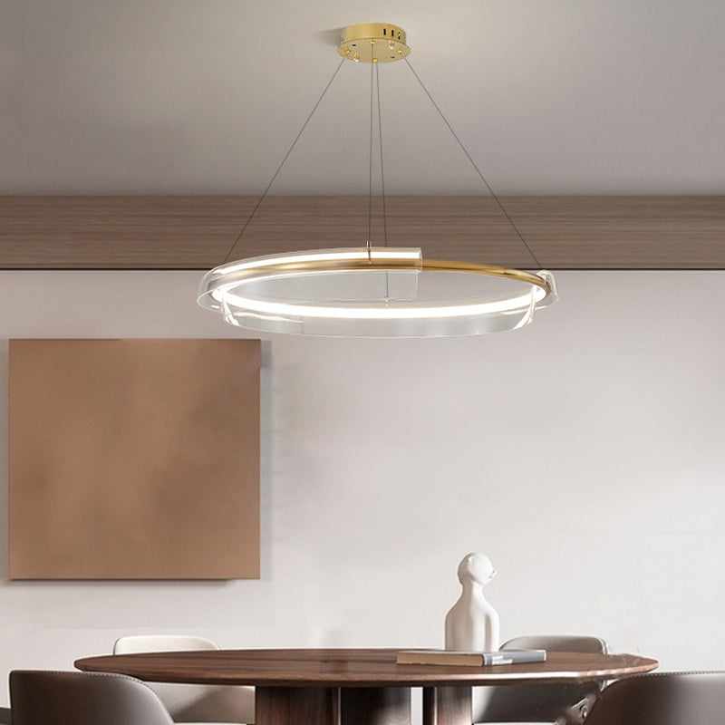 Gold Ring Pendant Light 6