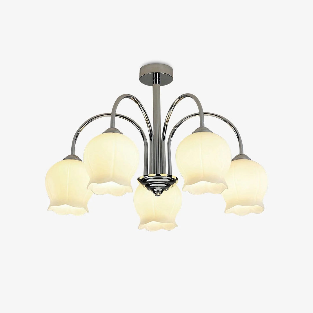 Gooseneck Flower Chandelier 12