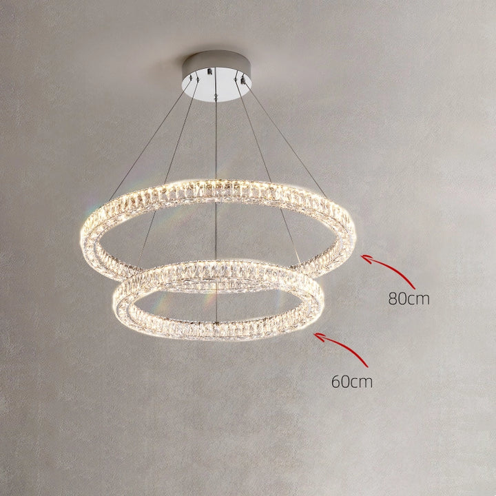 Halo Crystal Chandelier 60_80cm