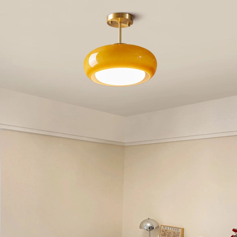 Harvey Yellow Ceiling Light 12