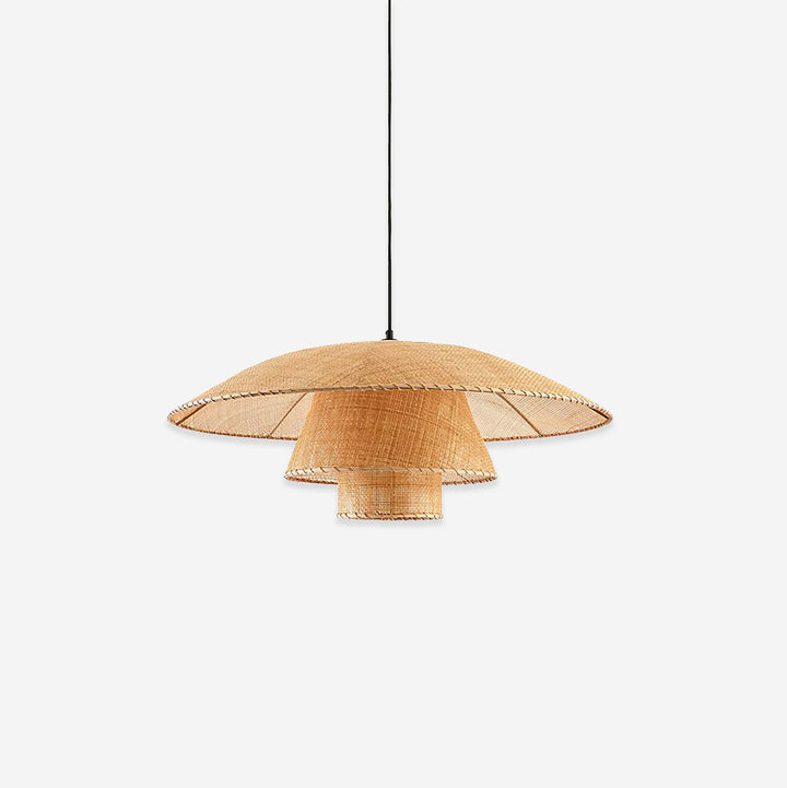 Hat Weave Rattan Pendant Lamp 12