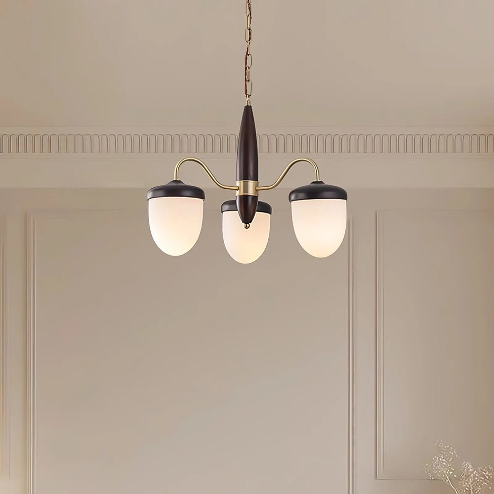 Hazelnut Branch Chandelier 4