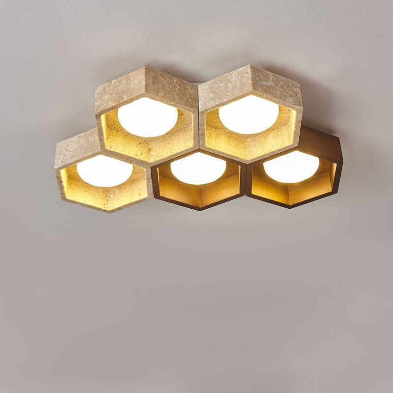 Hexa_Travertine_Ceiling_Lamp_09