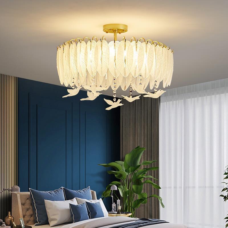 Italian_Feather_Ceiling_Lamp_3