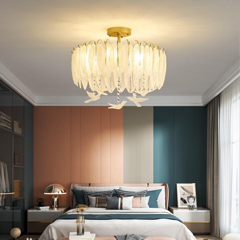 Italian_Feather_Ceiling_Lamp_5