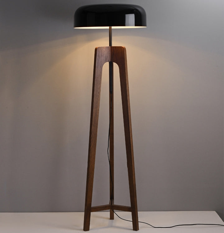 Italian Walnut Floor Lamp 2