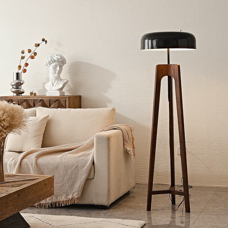 Italian Walnut Floor Lamp 6