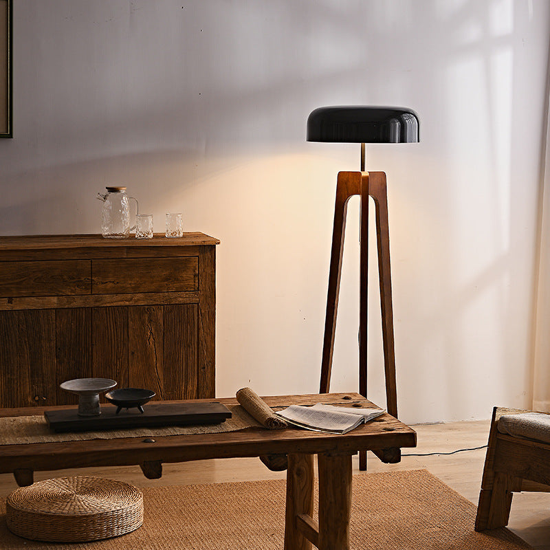 Italian Walnut Floor Lamp 7