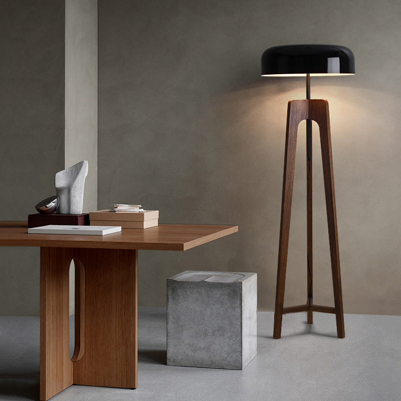 Italian Walnut Floor Lamp 9