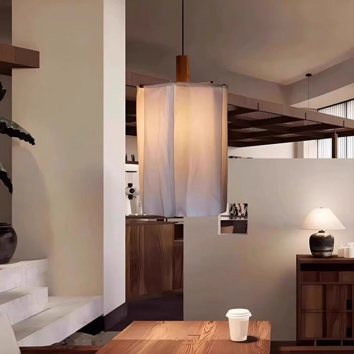 Lampe suspendue Naomi de style japonais