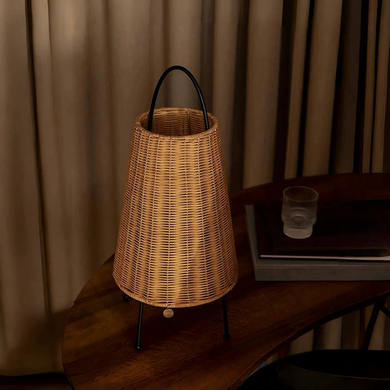 Java Lamp Table Rattan Japanese Rattan Art Table Lamp – Dekoorlight