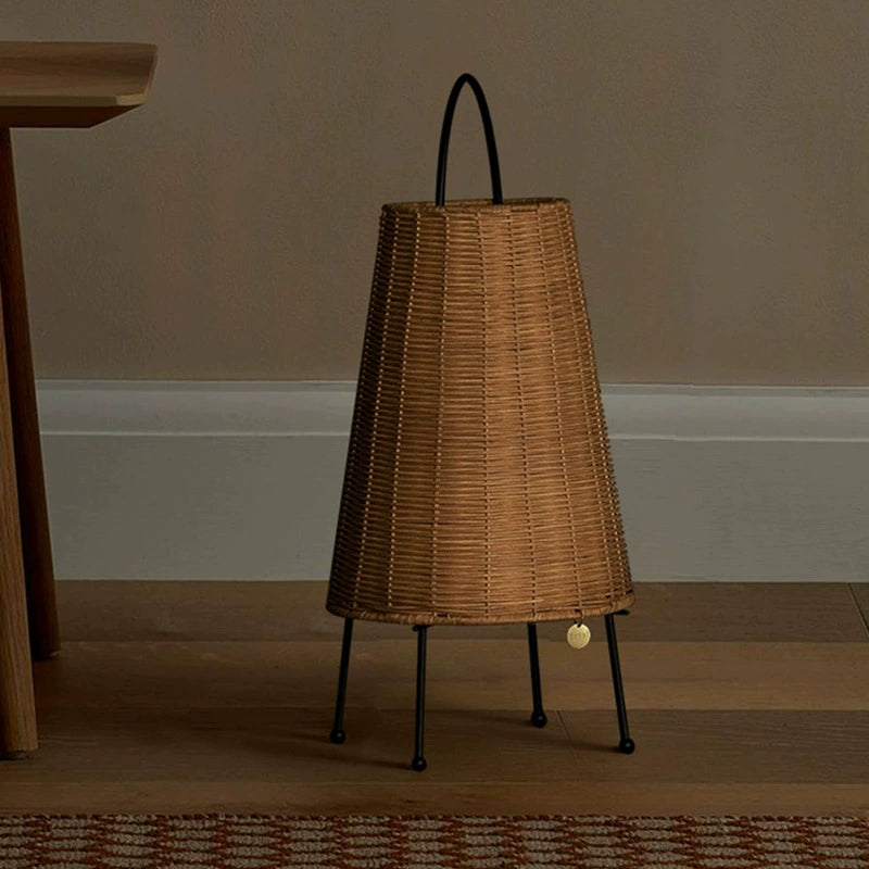 Java Lamp Table Rattan Japanese Rattan Art Table Lamp – Dekoorlight
