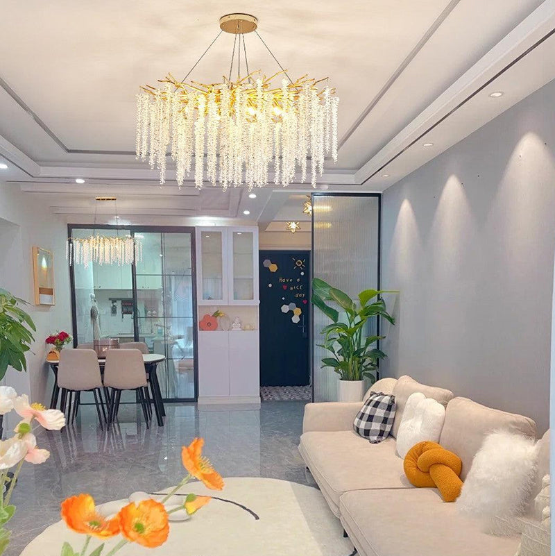 Jenga Crystal Chandelier 9