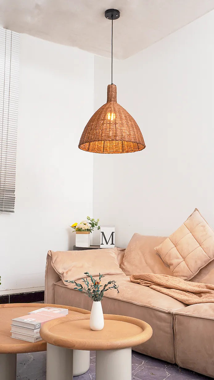 Kalani Rattan Pendant Light New 5