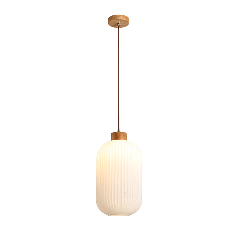 Lantaarn glazen hanglamp