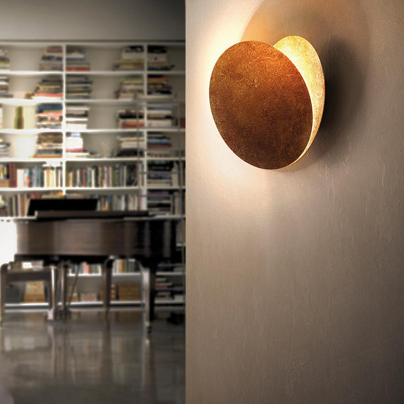 Lederam Wall lamp is in the livingroom