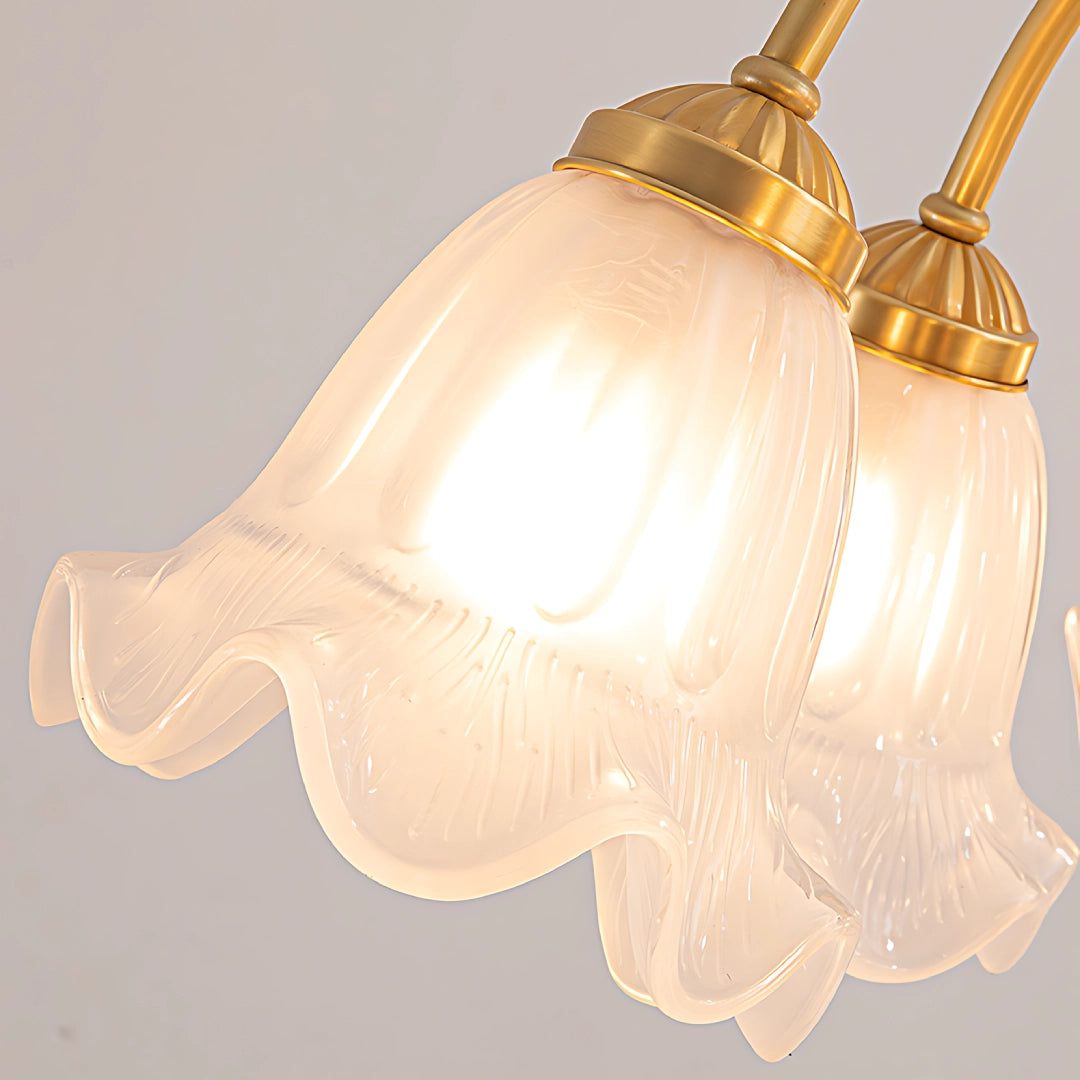 the flower lampshade of Lily Chandelier 