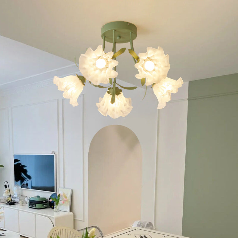 flower lamp lily Lily Floral Ceiling Lamp – Dekoorlight