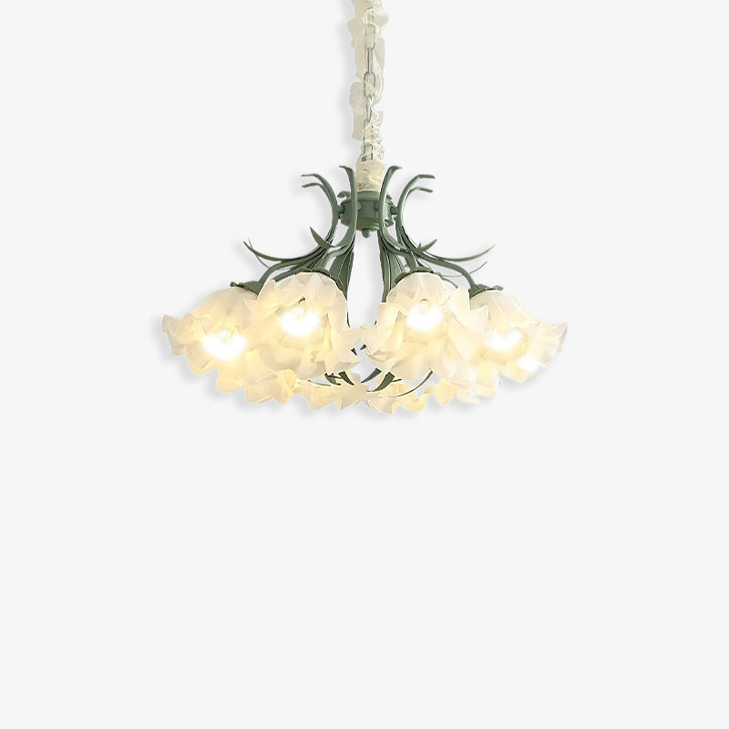 Lily of the Valley Flower Glass chandelier 00