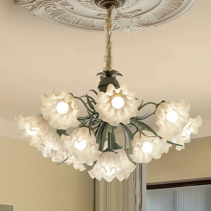 Lily of the Valley Flower Glass chandelier 2