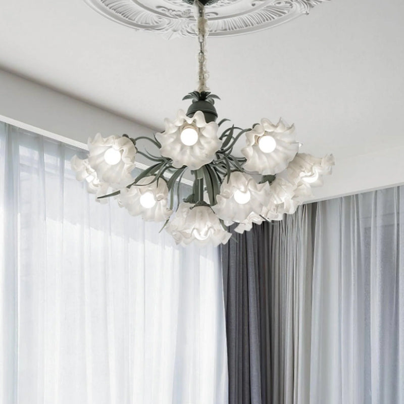 Lily of the Valley Flower Glass chandelier 7