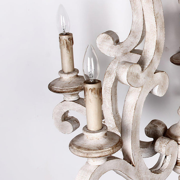 Lndustrial Wind Candle Chandelier 4