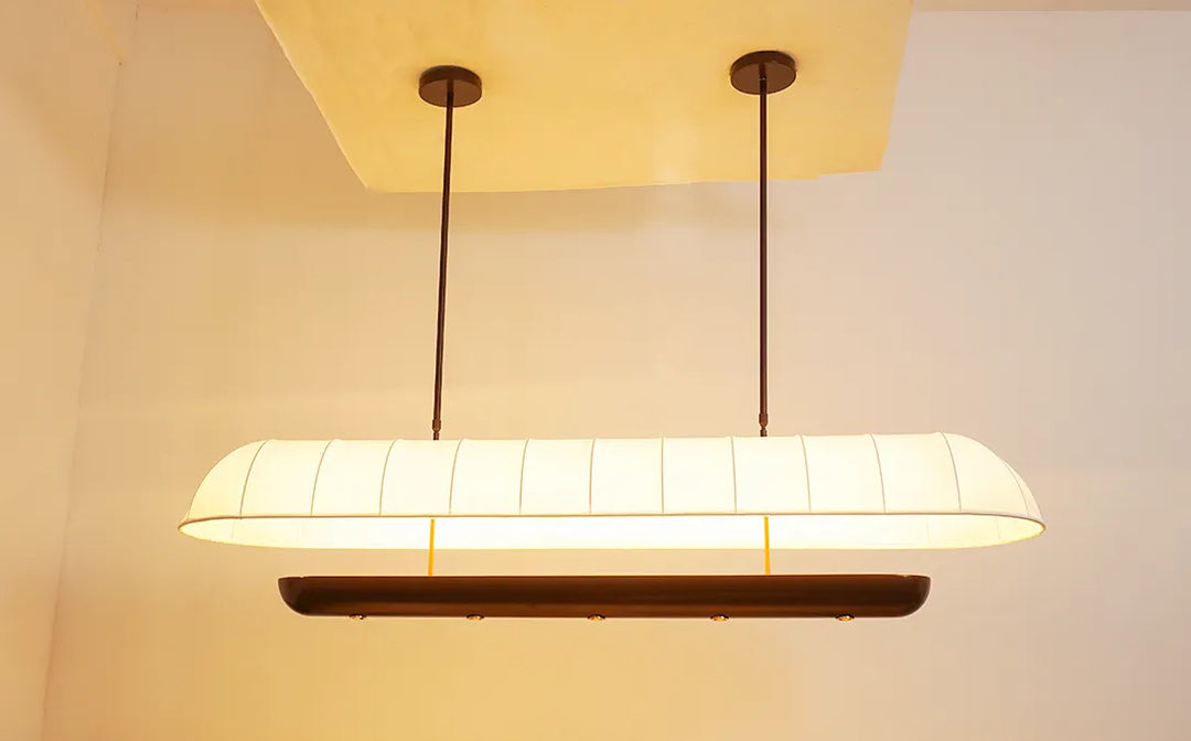 Long Fabric Chandelier New 10