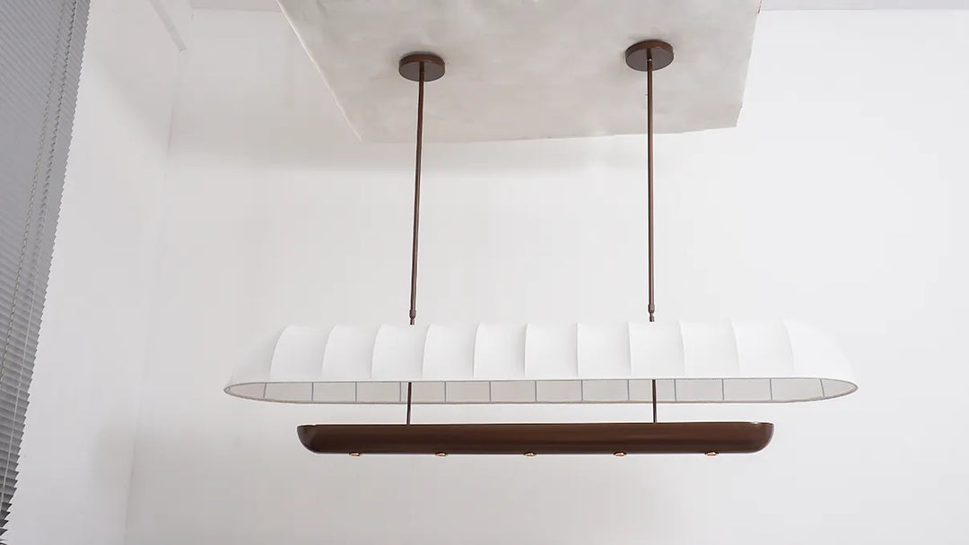 Long Fabric Chandelier New 11