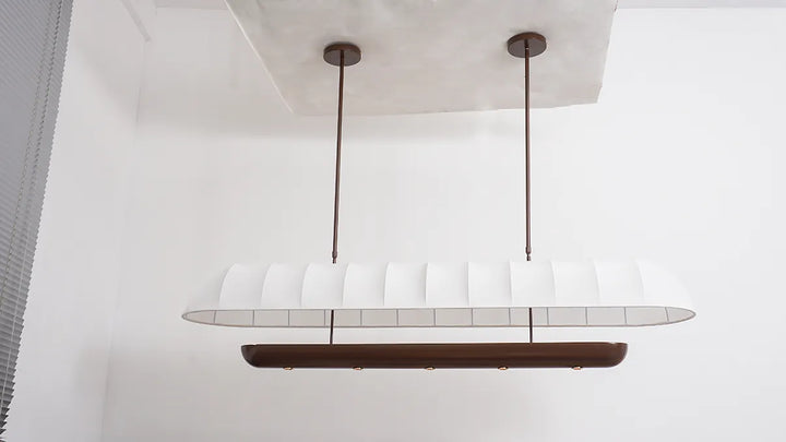 Long Fabric Chandelier New 11