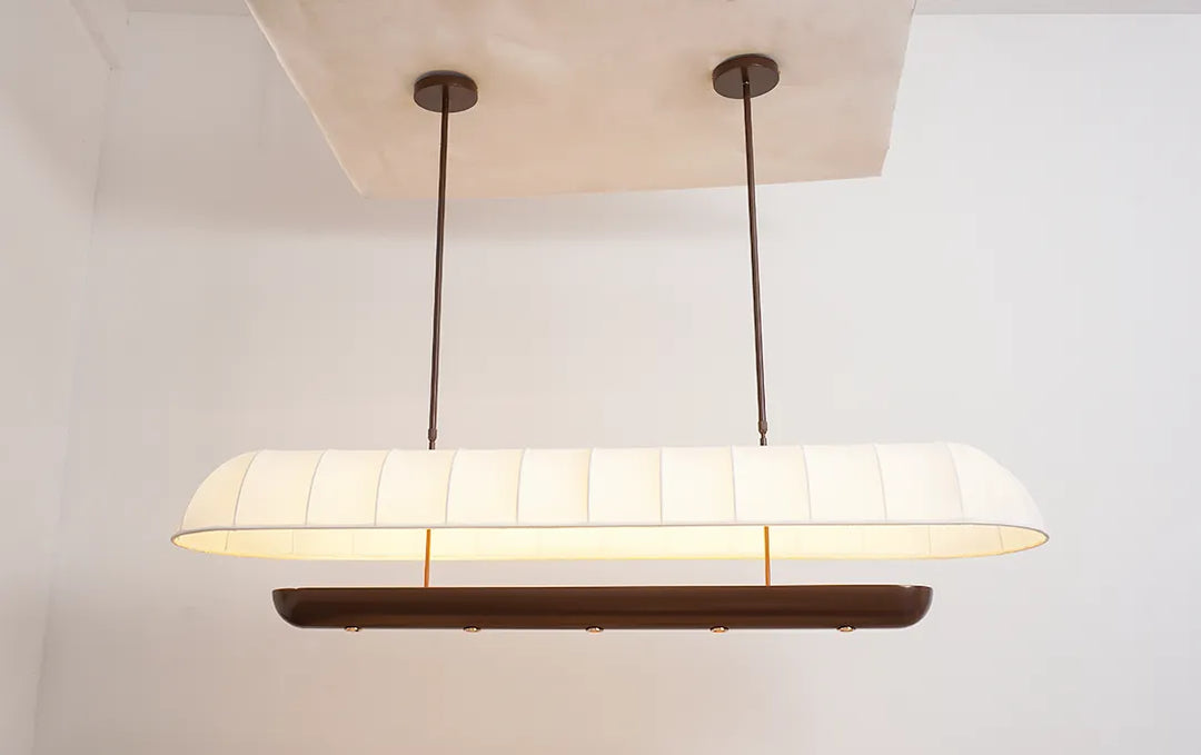Long Fabric Chandelier New 12
