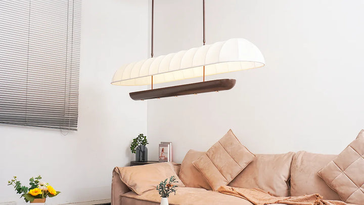 Long Fabric Chandelier New 2
