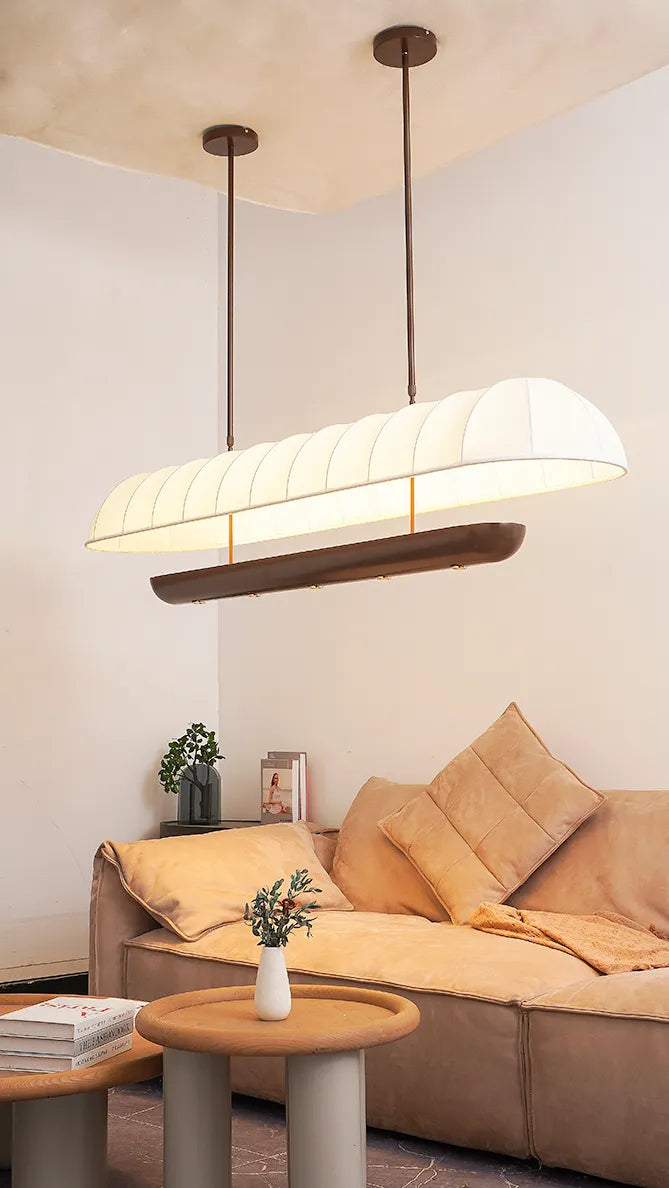 Long Fabric Chandelier New 5