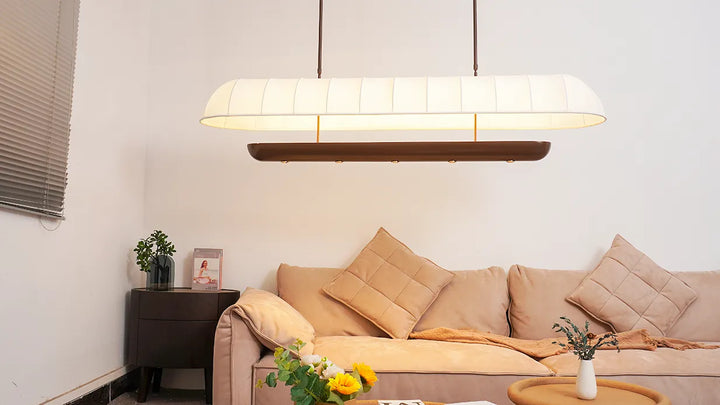 Long Fabric Chandelier New 8