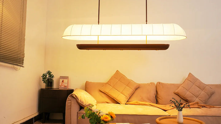 Long Fabric Chandelier New 9