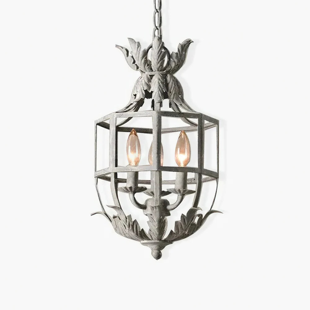 Lustre Retro Cage Chandelier 1