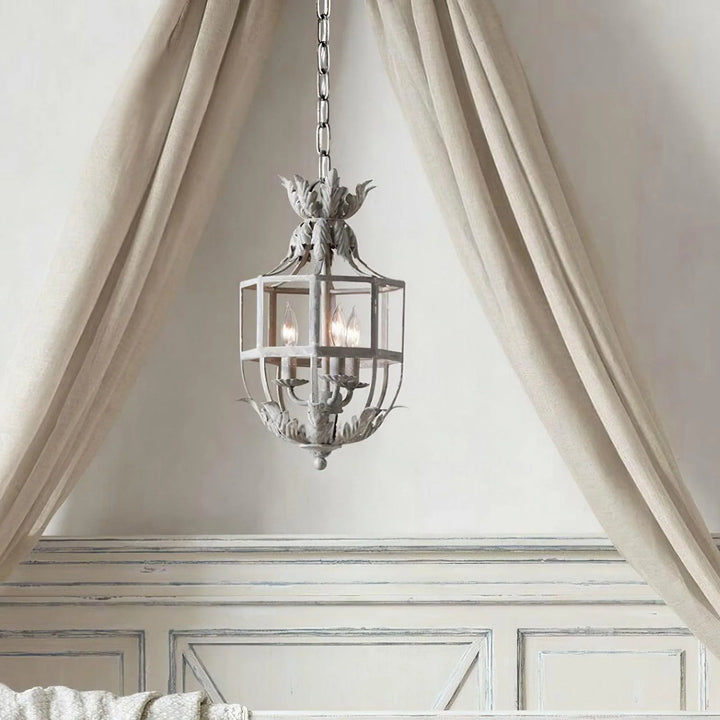 Lustre Retro Cage Chandelier 12