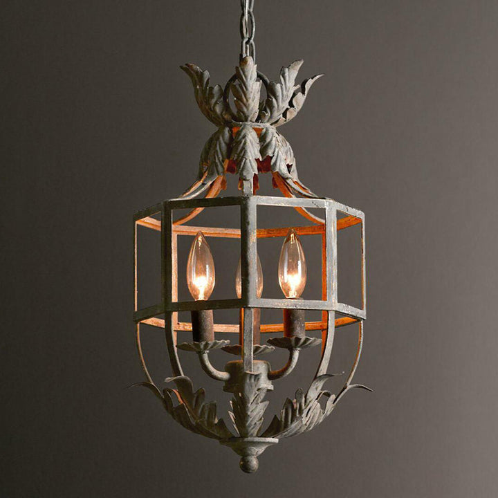 Lustre Retro Cage Chandelier 7