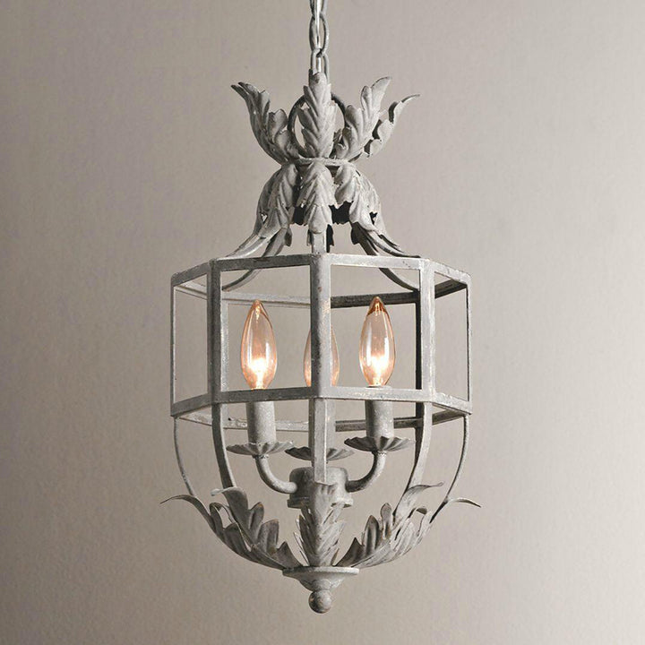 Lustre Retro Cage Chandelier 8