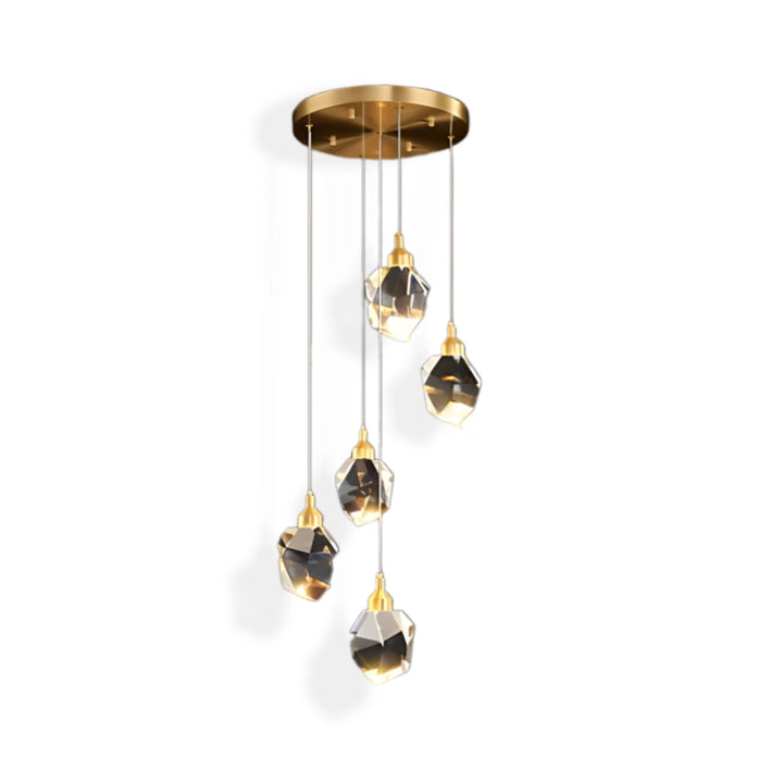 Luxe prisma kristallen hanglamp