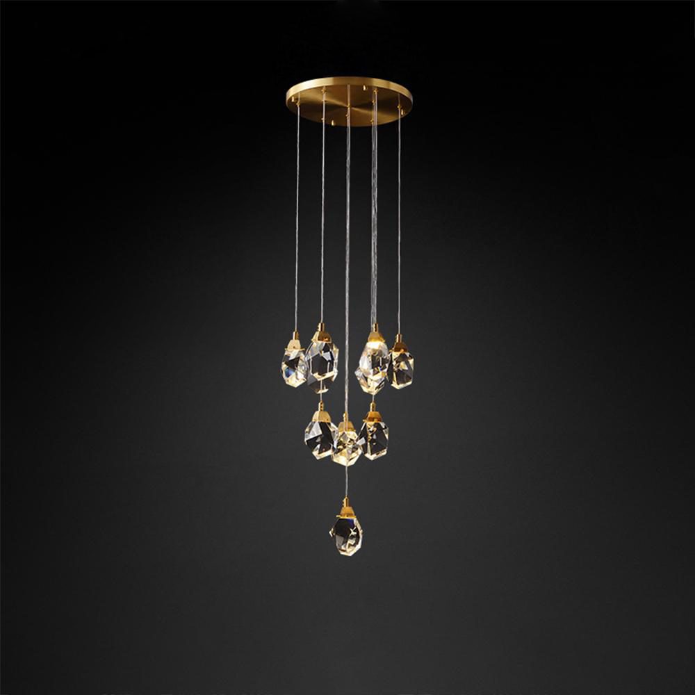 Luxe prisma kristallen hanglamp