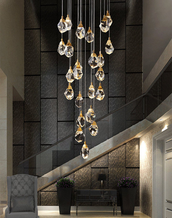 Luxe Prism Crystal Pendant Light