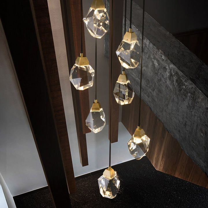 Luxe Prism Crystal Pendant Light